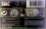 Compact Cassette SKC CD 100 Type II Chrome 1999 Europe