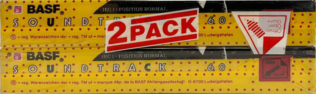 2 pack BASF Soundtrack 60 Type I Normal 1990 Europe
