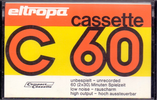 Compact Cassette Eltropa 60 Type I Normal 1979 Germany