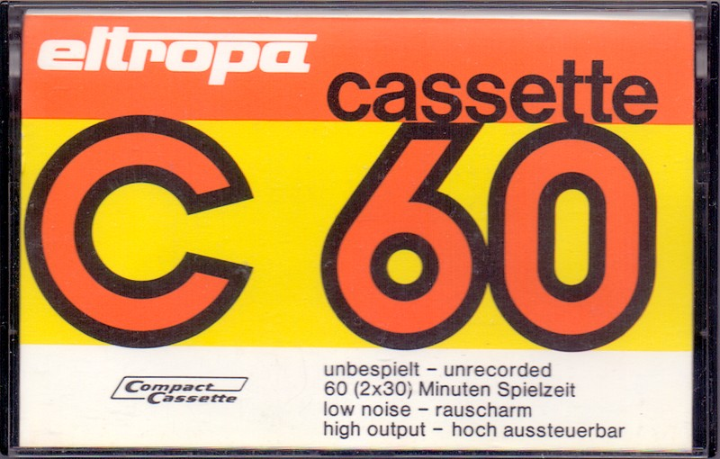 Compact Cassette: Unknown Eltropa -  60