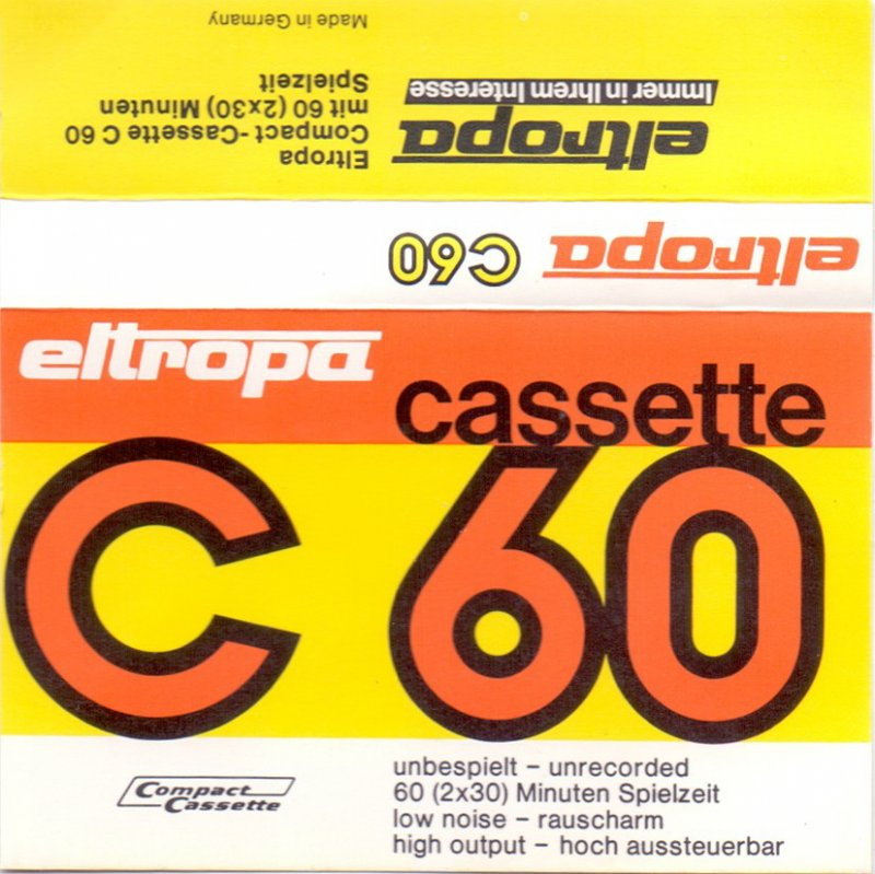 Compact Cassette: Unknown Eltropa -  60