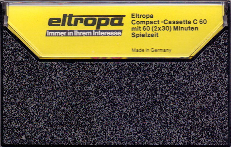 Compact Cassette: Unknown Eltropa -  60