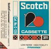 Compact Cassette Scotch Dynarange 120 Type I Normal 1971 Europe