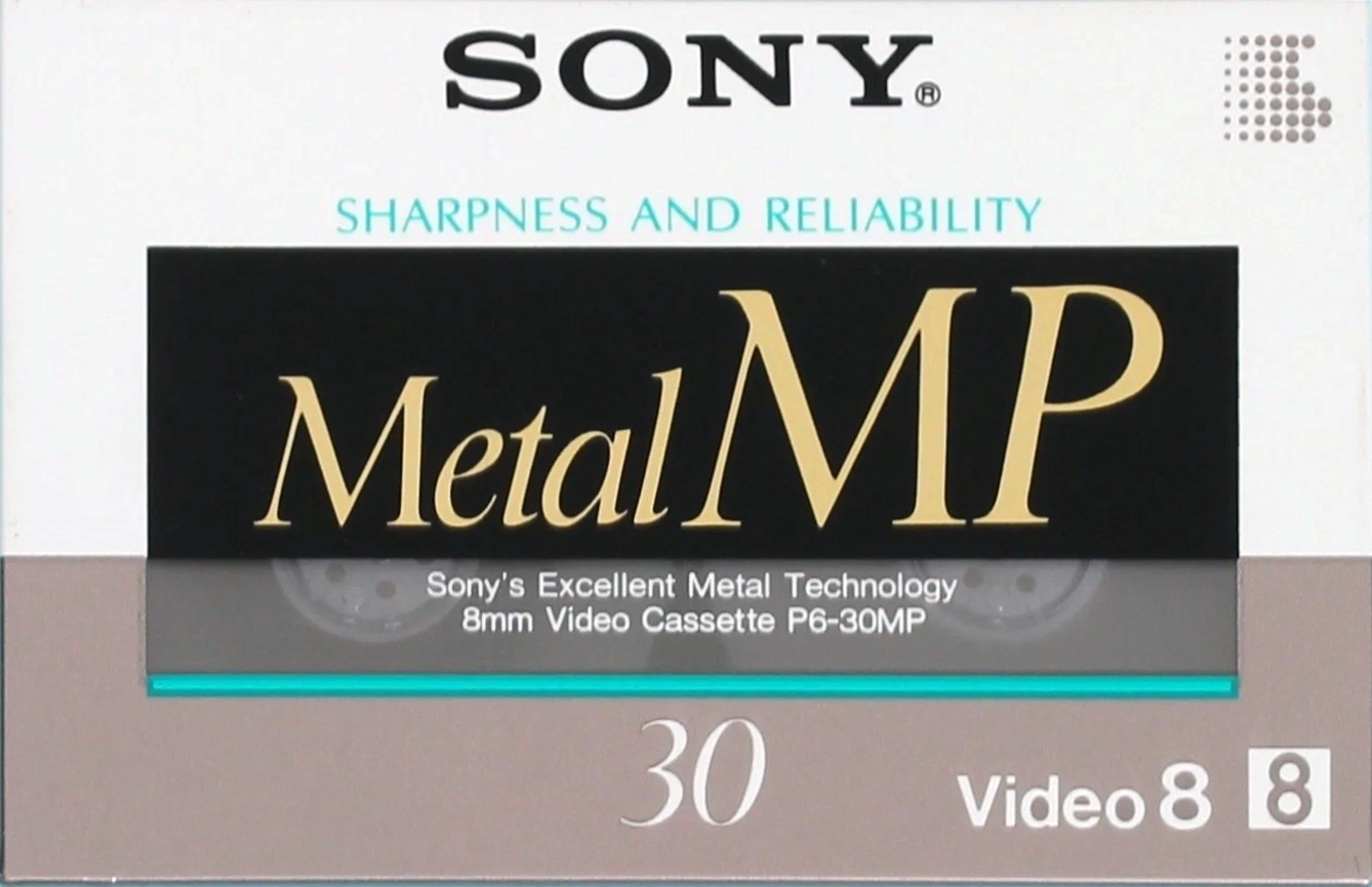 Video8, Hi8, Digital8 Sony MP 30 "P6-30MPA" Type IV Metal 1989 Japan