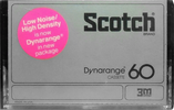 Compact Cassette Scotch Dynarange 60 Type I Normal 1977 USA