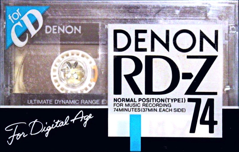 Compact Cassette Denon RD-Z 74 "RD-Z74N" Type I Normal 1988 Japan