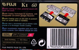 Compact Cassette Fuji K1 60 Type I Normal 1998 Europe