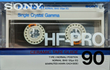 Compact Cassette Sony HF-Pro 90 "HF-PRO 90N" Type I Normal 1986 Japan