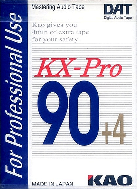 Digital Audio Tape KAO KX-Pro 94 Type IV Metal 1996 Japan