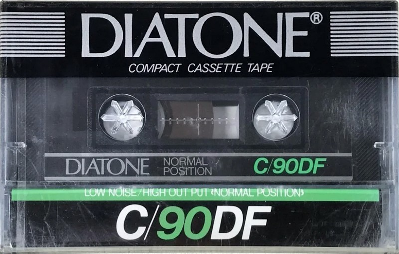 Compact Cassette Diatone DF 90 Type I Normal 1983 Japan