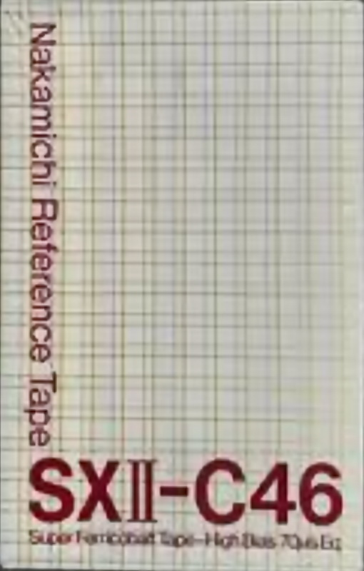 Compact Cassette Nakamichi SX II 46 Type II Chrome 1983 Worldwide