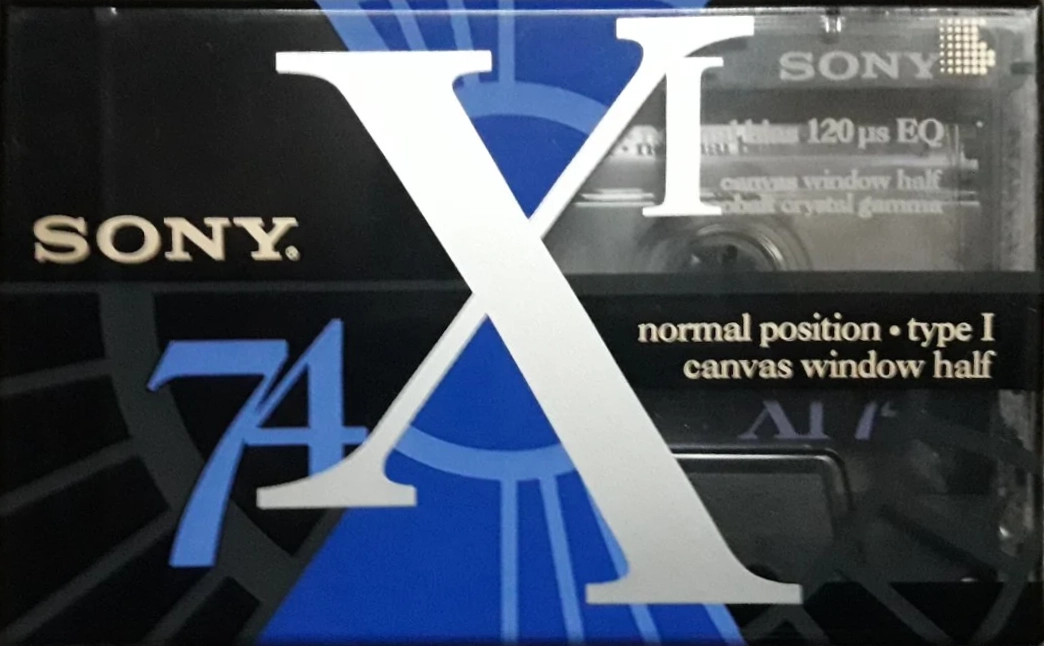 Compact Cassette Sony XI 74 "C-74X1A" Type I Normal 1993 Japan