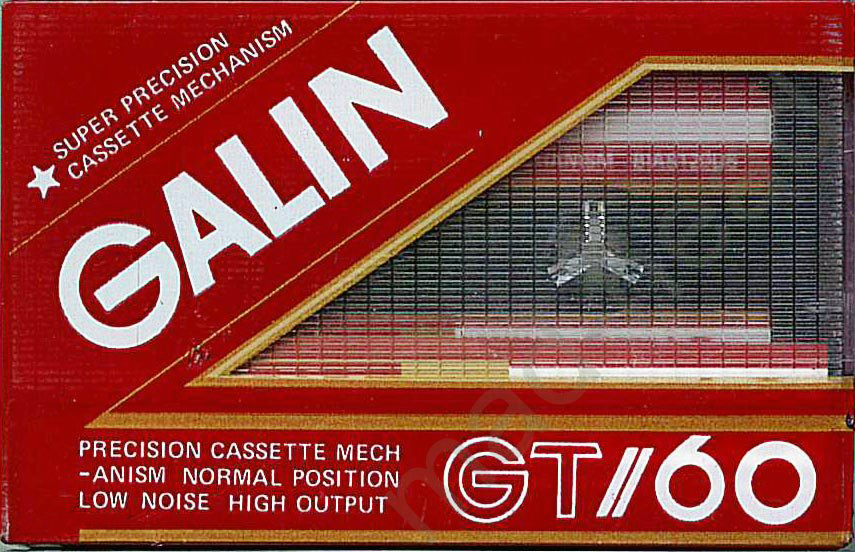Compact Cassette Galin GT 60 Type I Normal 1989 China