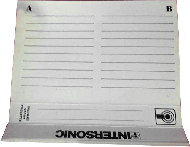 Compact Cassette Intersonic "Instant Start" Type I Normal Greece