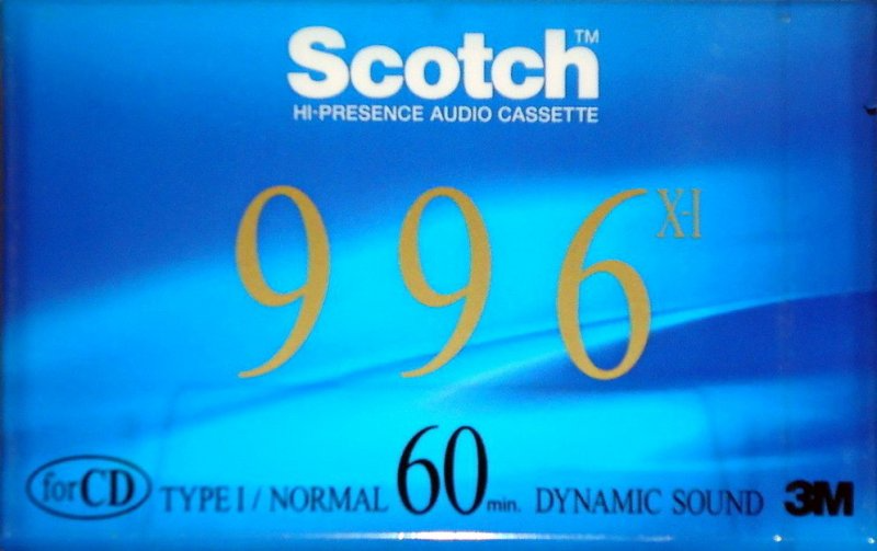 Compact Cassette: 3M Scotch - 996 X-I 60