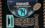 Compact Cassette Maxell CD Capsule II 74 "CDC-II 74" Type II Chrome 1990 Japan