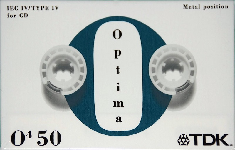 Compact Cassette TDK Optima 50 "O4" Type IV Metal 1997 Europe
