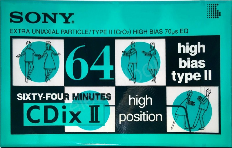 Compact Cassette: Sony  - CDix II 64