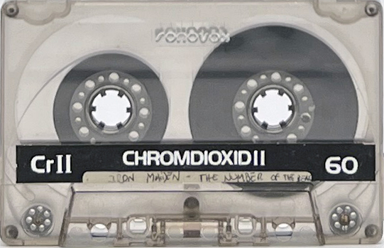 Compact Cassette Sonovox Cr II 60 Type II Chrome 1985 Portugal