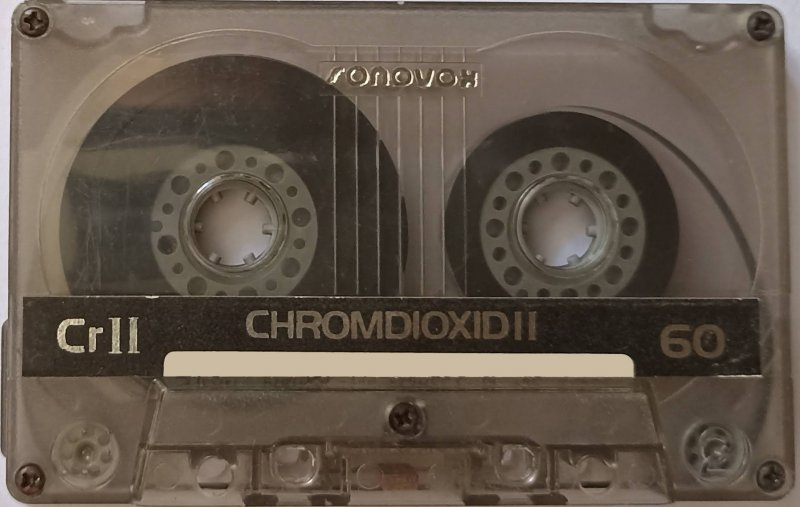 Compact Cassette Sonovox Cr II 60 Type II Chrome 1985 Portugal