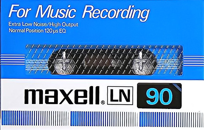 Compact Cassette Maxell LN 90 "For Music Recording" Type I Normal 1980 Europe
