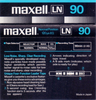 Compact Cassette Maxell LN 90 "For Music Recording" Type I Normal 1980 Europe