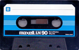 Compact Cassette Maxell LN 90 "For Music Recording" Type I Normal 1980 Europe