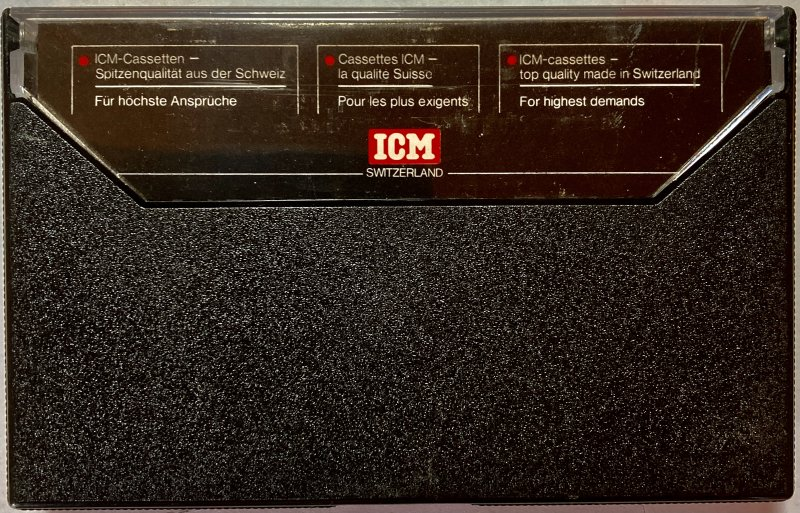 Compact Cassette ICM HIFI Chrom Dioxid 90 Type II Chrome 1978 Europe