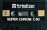 Compact Cassette Tristar 60 "Super Chrom" Type II Chrome 1984 Germany
