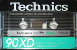 Compact Cassette Technics XD 90 "RT-90XD" Type I Normal 1985 Europe