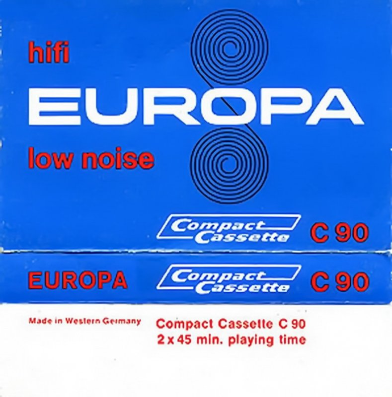 Compact Cassette Europa 90 Type I Normal 1974 Europe