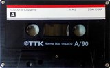 Compact Cassette TTK A 90 Type I Normal 1986 Worldwide