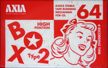 Compact Cassette AXIA Box 2 64 "BOX2A 64" Type II Chrome 1995 Japan