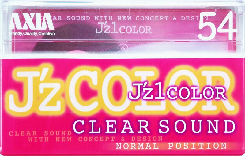 Compact Cassette AXIA J`z 1 Color 54 "JZ1J 54" Type I Normal 2001 Japan