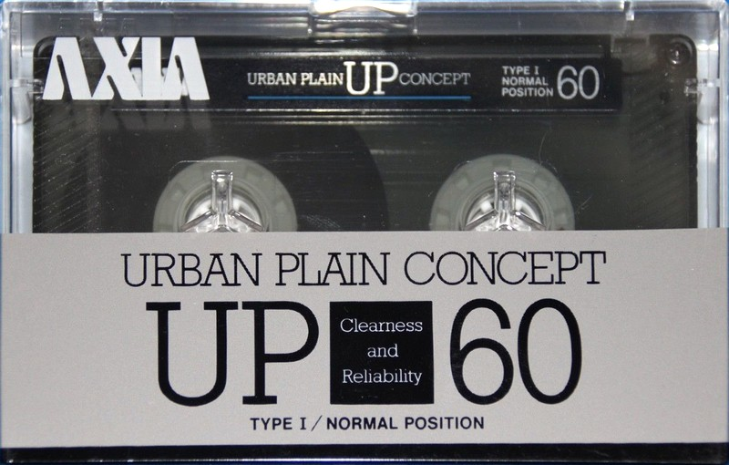 Compact Cassette AXIA UP 60 "UP 60" Type I Normal 1988 Japan