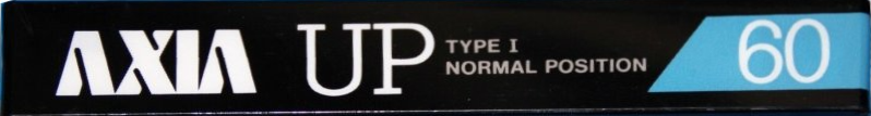 Compact Cassette AXIA UP 60 "UP 60" Type I Normal 1988 Japan