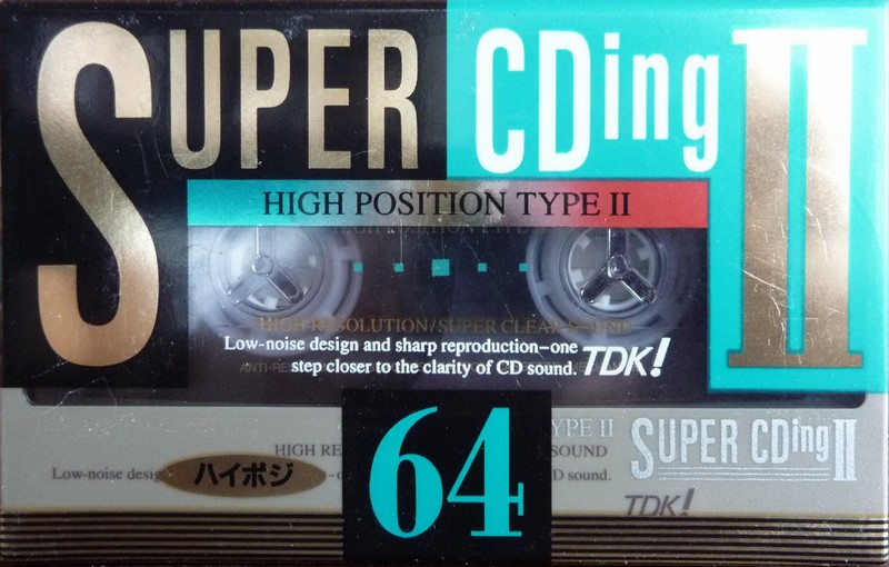 Compact Cassette: TDK  - Super CDing II 64