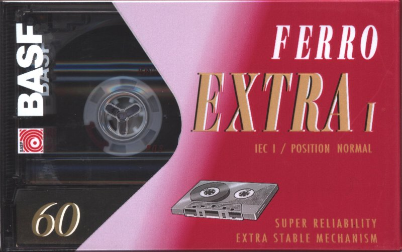 Compact Cassette BASF Ferro Extra I 60 Type I Normal 1993 Europe