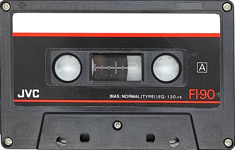 Compact Cassette JVC FI 90 "F1-90S" Type I Normal 1988 North America