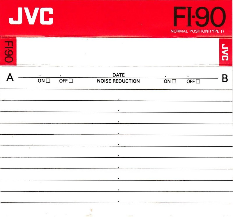 Compact Cassette: GoldStar / LG JVC - FI 90