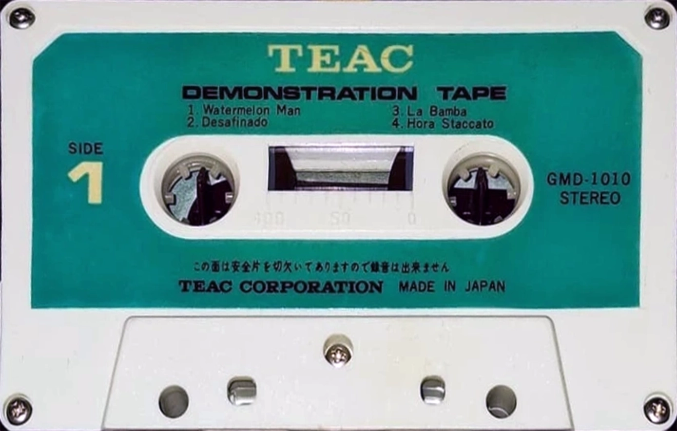 Compact Cassette Teac "GMD-1010" Demonstration Tape 1978 Japan