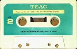 Compact Cassette Teac "GMD-1010" Demonstration Tape 1978 Japan