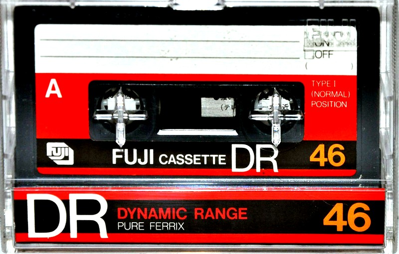 Compact Cassette Fuji DR 46 Type I Normal 1980 Japan