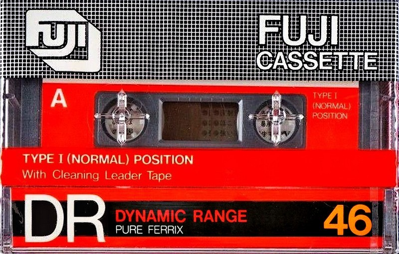 Compact Cassette Fuji DR 46 Type I Normal 1980 Japan