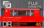 Compact Cassette Fuji DR 46 Type I Normal 1980 Japan