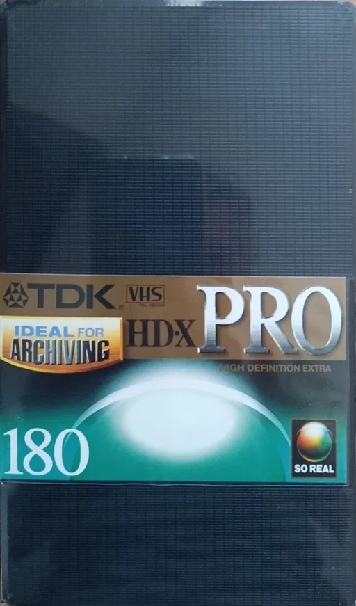 VHS, Video Home System TDK HD-X Pro 180 Type I Normal Japan