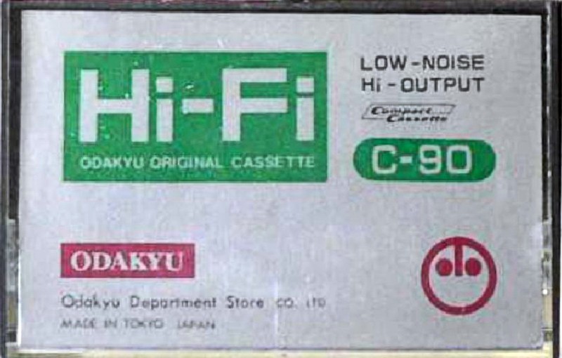 Compact Cassette Odakyu 90 Type I Normal 1975 Japan