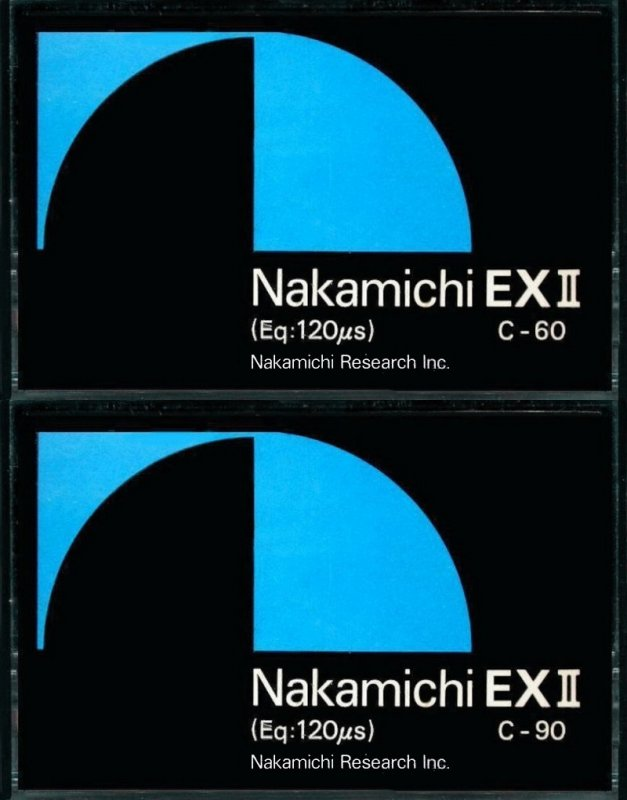 Compact Cassette:  Nakamichi - EX II 60