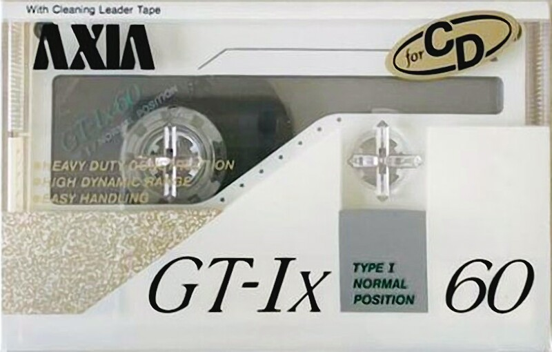 Compact Cassette: FUJI AXIA - GT-Ix 60