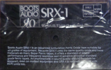 Compact Cassette Boots / Boots Audio SRX-1 90 Type I Normal 1984 UK